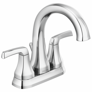 25770LF Смеситель для ванной комнаты с двумя ручками Delta Faucet Portwood Хром
