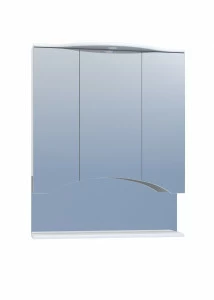 Зеркальный шкаф Atlantic 750 со спотом750⨉250⨉700 мм белый