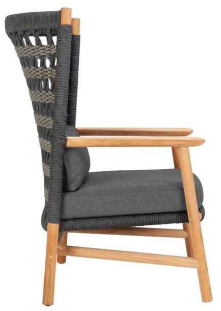 JANUS et Cie Кресло в морской веревке с высокой спинкой Anatra sun-id-1480288 - Вид №2