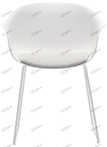 Andreu World Стул с салазками и подлокотниками со встроенной подушкой Next So0495