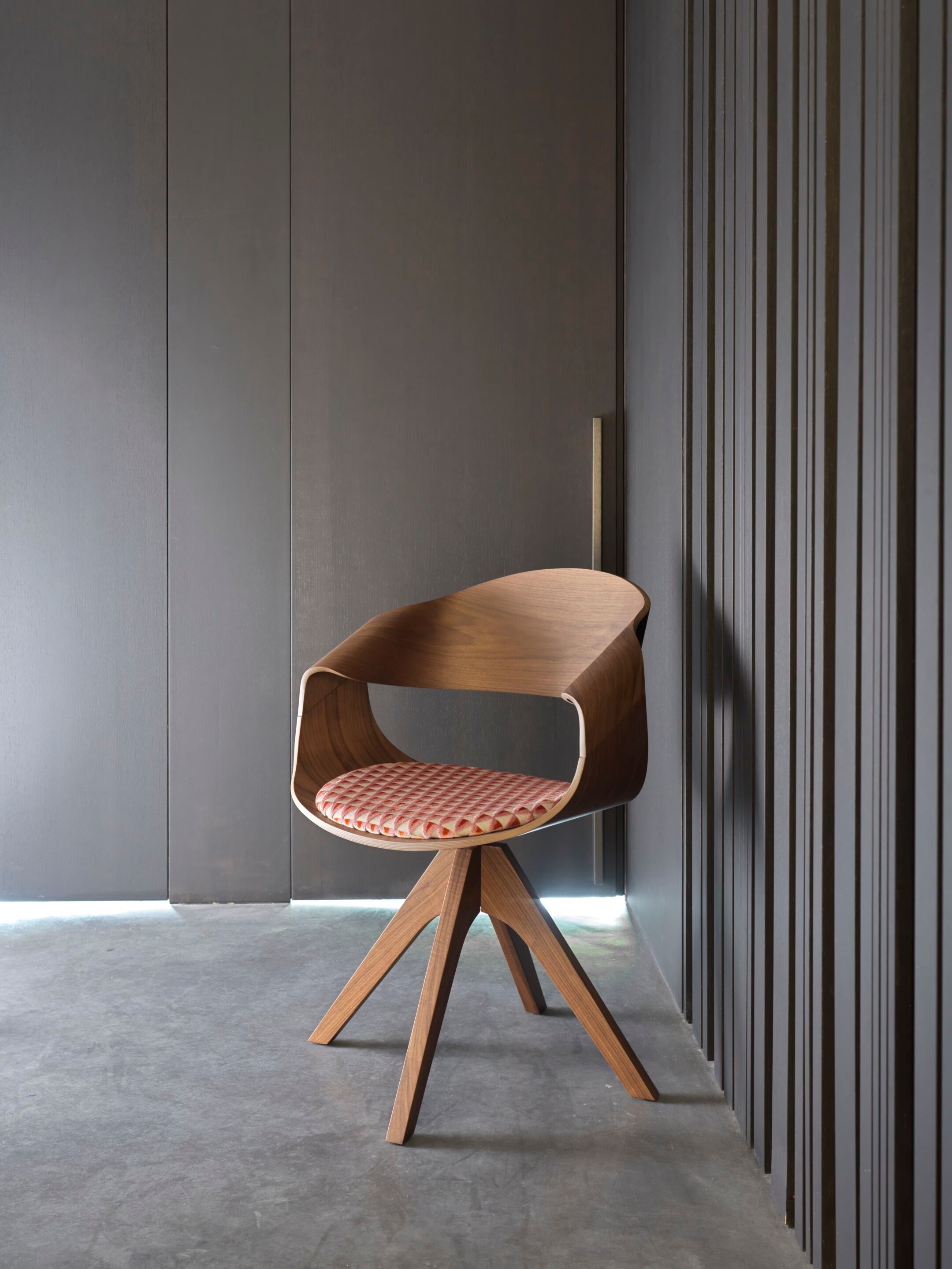 Стул с корпусом и ножками из ореха canaletto SITIA CHANTAL ARCH-00130617 - Вид №1