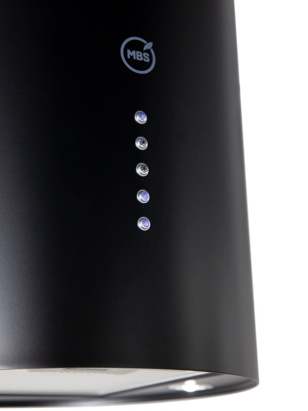 8160923 Вытяжка островная MBS AMARANTH 135 ISLAND черный STDN-0108510 - Вид №2