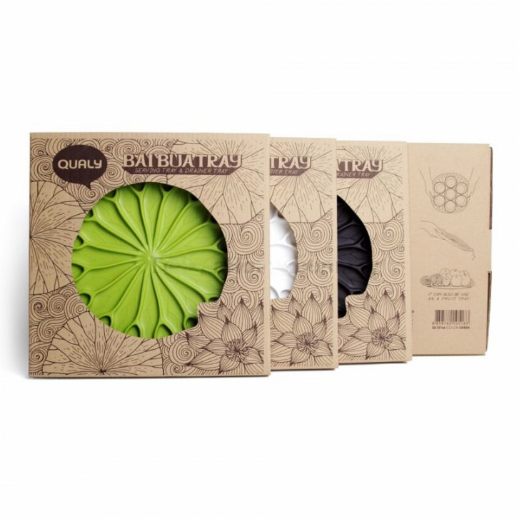 Сушилка-поднос Lotus белая Qualy QL10166WH - Вид №3