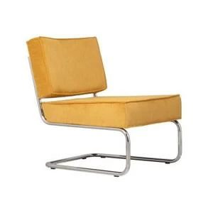 Кресло Lounge Ridge Rib желтое