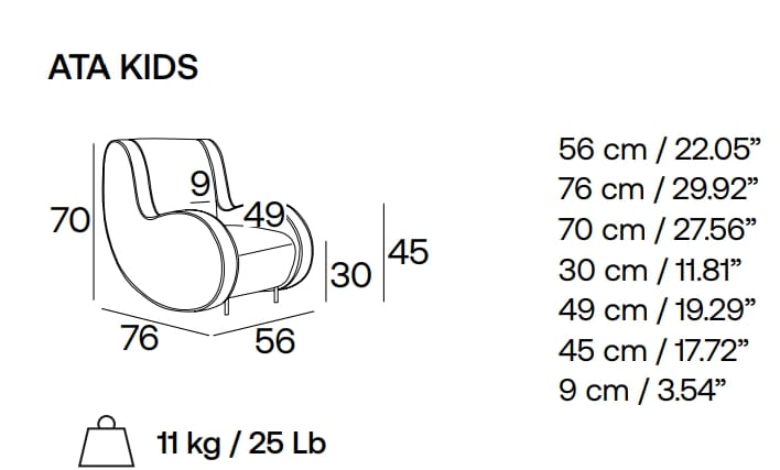 Тканевое кресло с подлокотниками Adrenalina Kids collection ARCH-00064815 - Вид №4