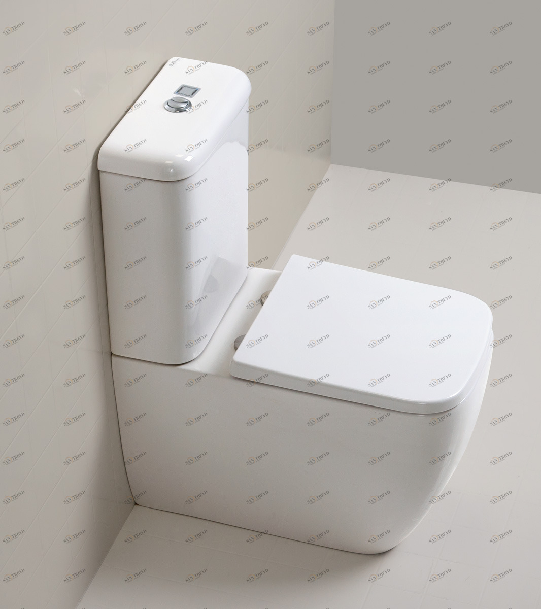 Унитаз-компакт безободковый BelBagno ALPINA Компакт унитаз с бачком Белый BELBAGNO ALPINA Китай