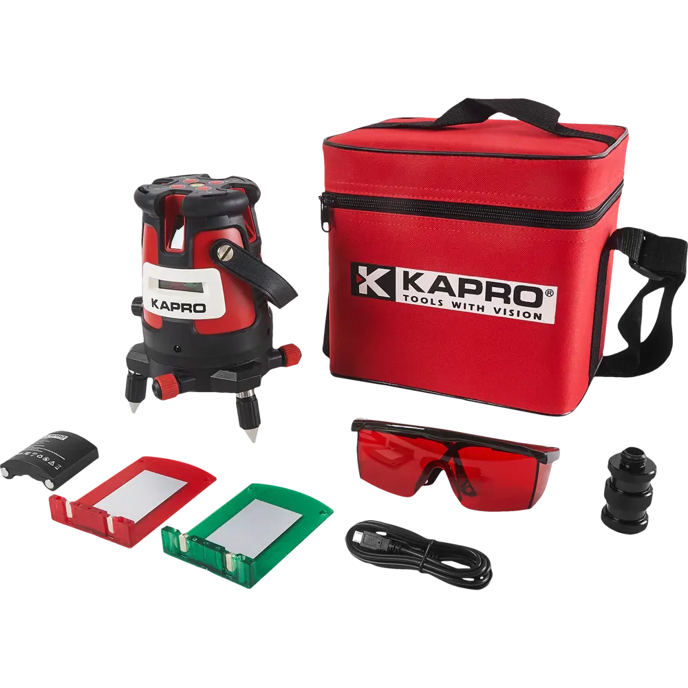 Уровень лазерный Kapro 875 Hybrid зеленый луч, 30 м STLM-2098677 - Вид №4