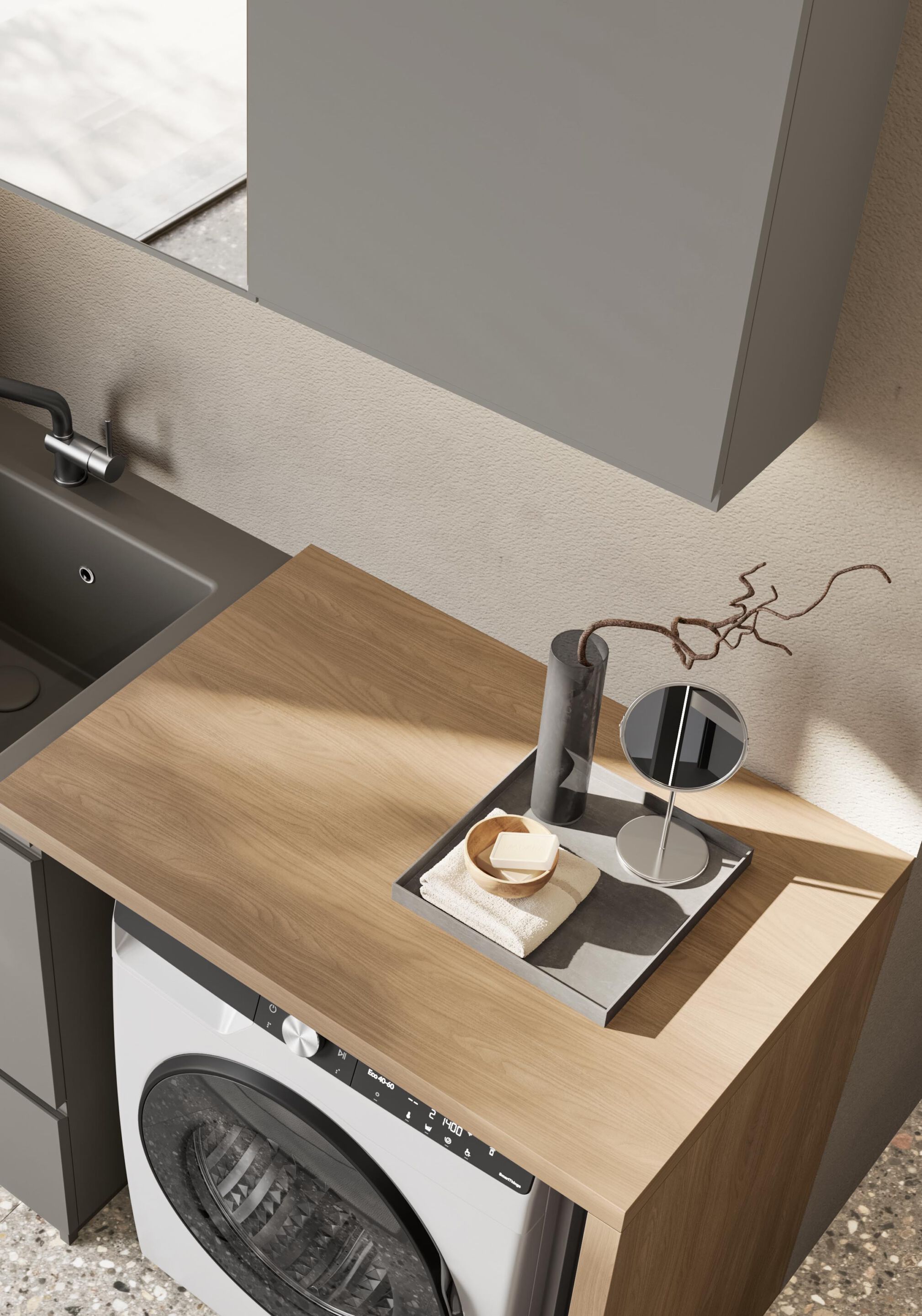 Шкаф для стиральной машины Birex IDROBOX COMP.2 ARCH-00040620 - Вид №1