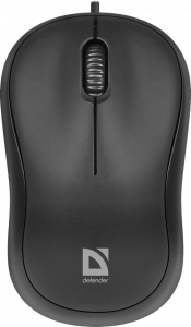 52759 проводная оптическая мышь patch ms-759 черный,3 кнопки,1000 dpi Defender