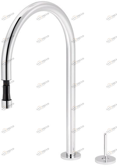 rvb Смеситель для кухни с аэратором с вытяжным душем Plug 4570.11.26