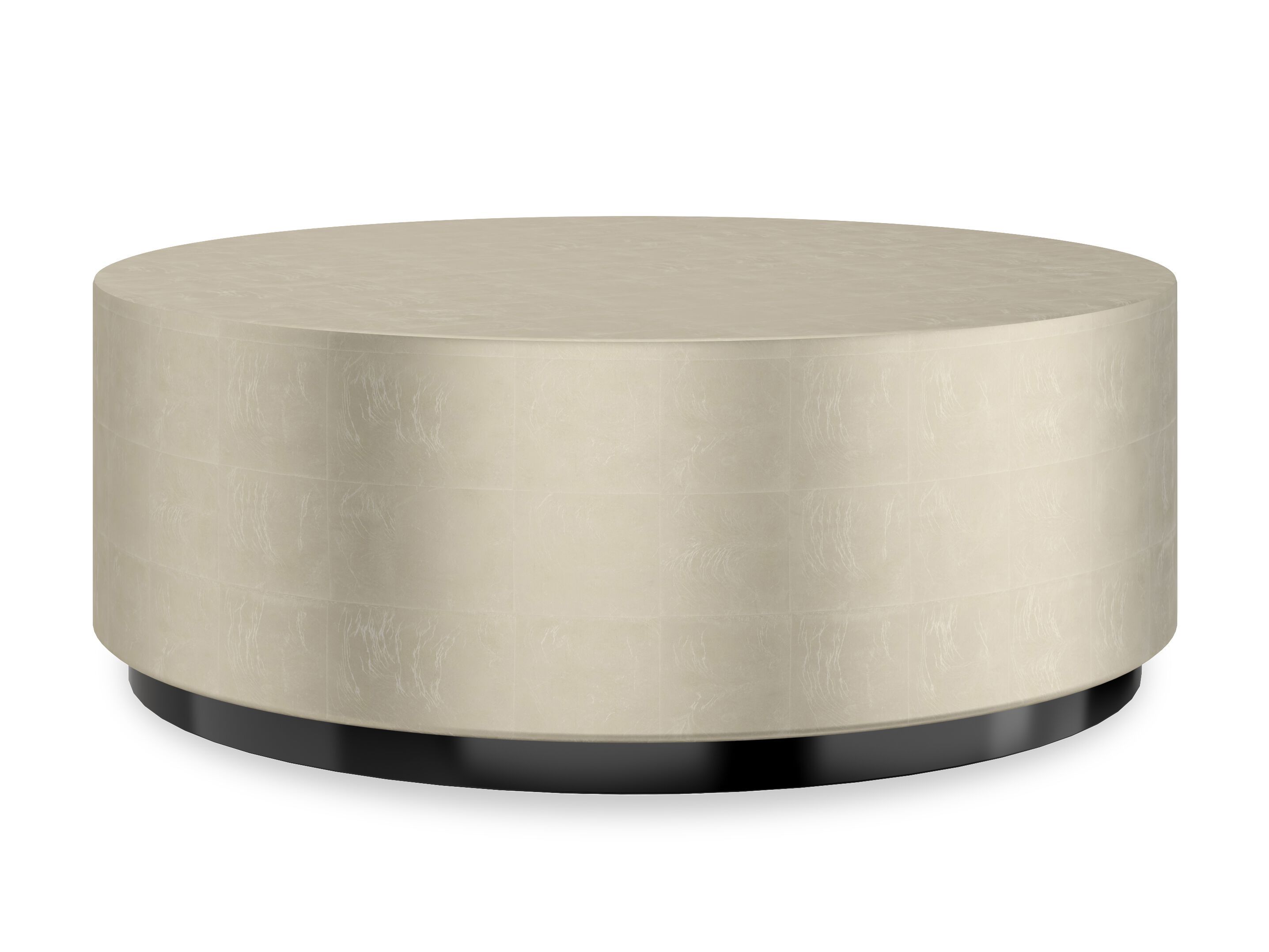 Круглый деревянный журнальный столик с колесами Caracole COCKTAIL COUTURE ARCH-00020904