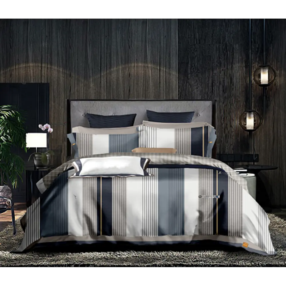 Комплект постельного белья Eclair Легато двуспальный сатин разноцветный STLM-2208562