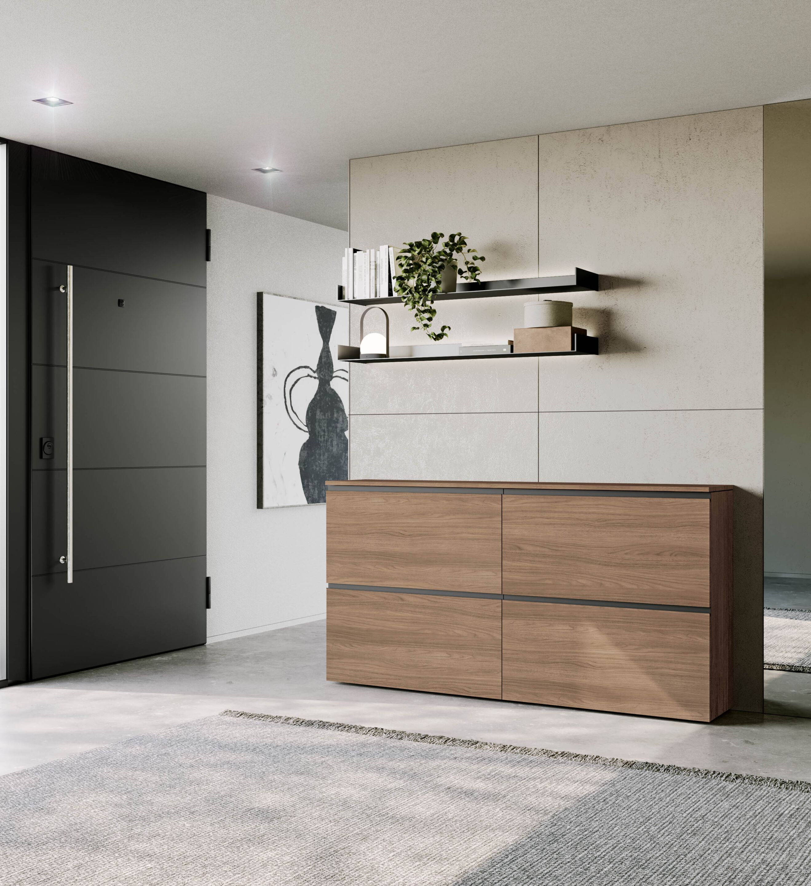 Деревянный шкаф для обуви Birex MINIMA COMP. 2 ARCH-00134544