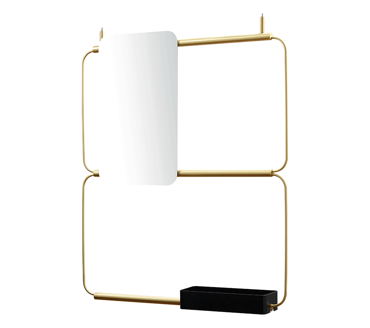 Ex.T Nudo Подвесная или настенная модульная система nudo-ottone_3