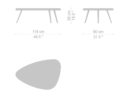 Садовый стол с многослойной столешницей CASSINA Mexique ARCH-00065166 - Вид №22