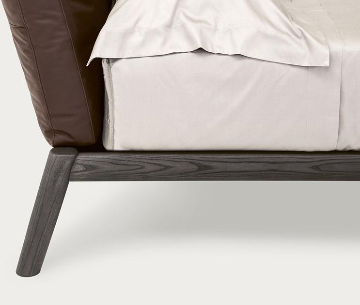 PIANCA Двуспальная кровать из ясеня с мягким изголовьем sun-id-1358730 - Вид №1