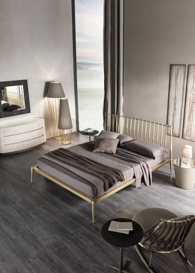 Металлическая двуспальная кровать Cantori URBINO ARCH-00079996 - Вид №2