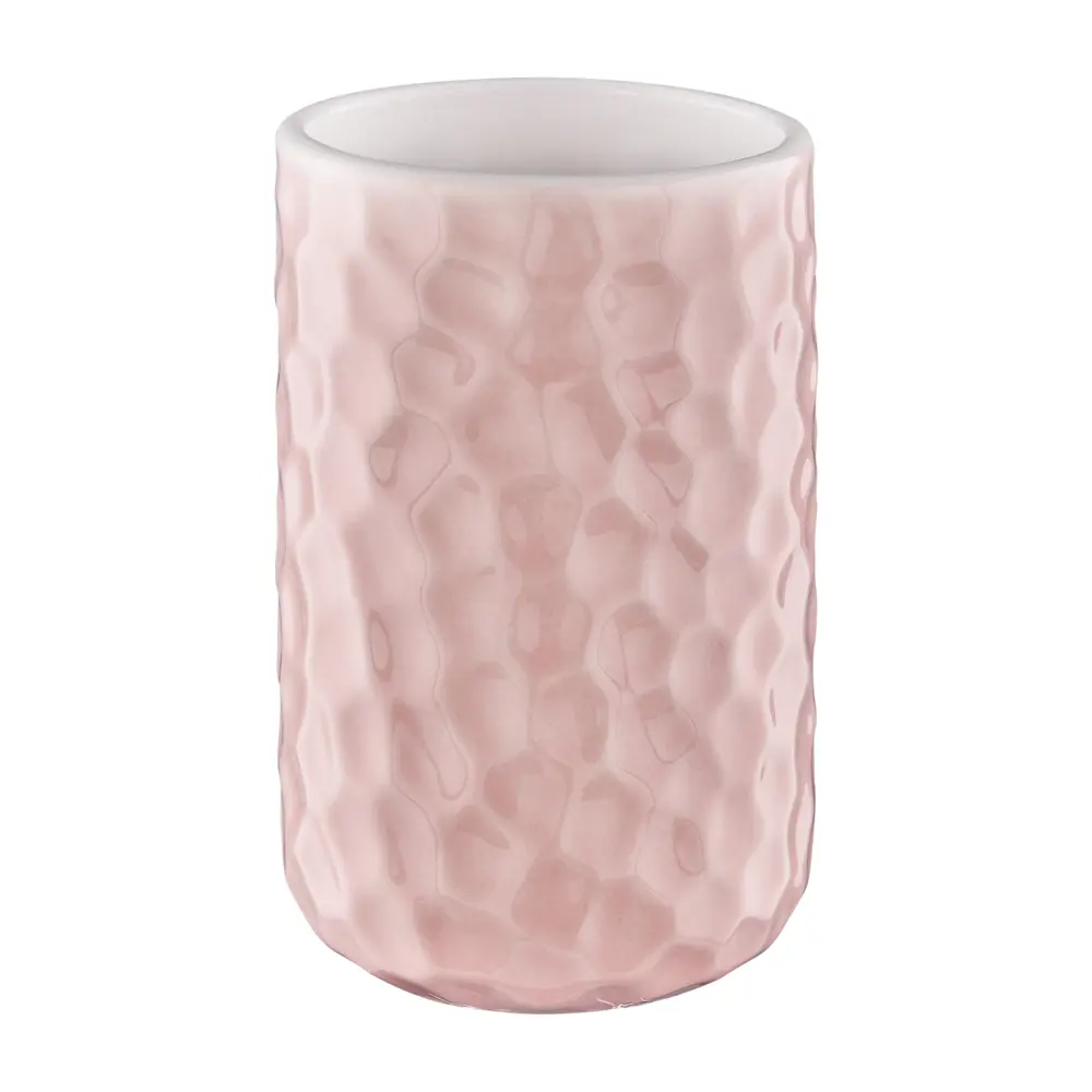 Стакан для зубных щеток Rosy керамика цвет розовый 89123644 STLM-2002703 Santreyd - Вид №1