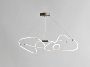 Металлическая люстра