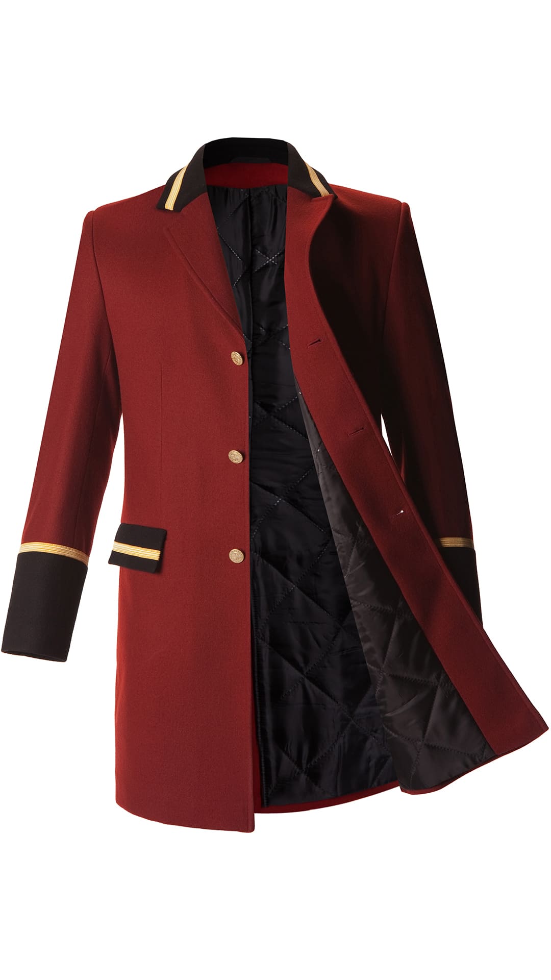 67725 Жакет удлиненный  Швейцар bordeaux (бордо) El-Risto  Бренд "El-Risto" (Эль Ристо), каталог товаров размер 50/170  - Вид №2