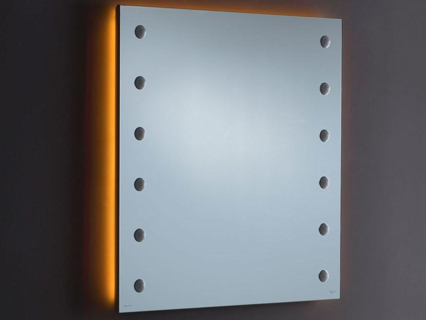 UNICA by Cantoni Настенное зеркало в алюминиевой раме в современном стиле со встроенной подсветкой Mh sun-id-1349040 - Вид №2