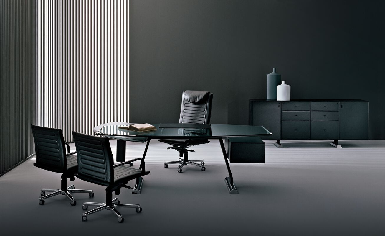 Кожаное офисное кресло с высокой спинкой i 4 Mariani ARCH-00117719 - Вид №3