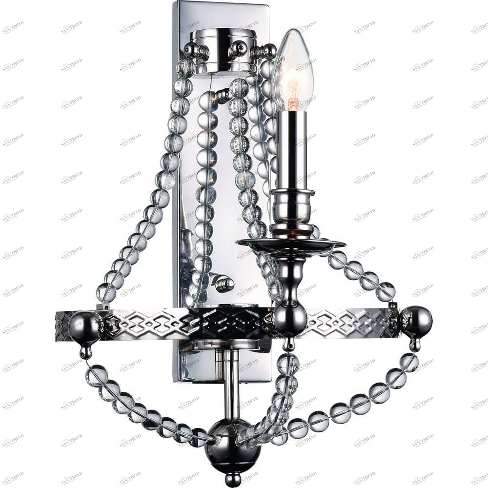 Бра Divinare Sinfonia 8010/01 AP-1 DIVINARE СВЕЧА 078962 Прозрачный;хром 