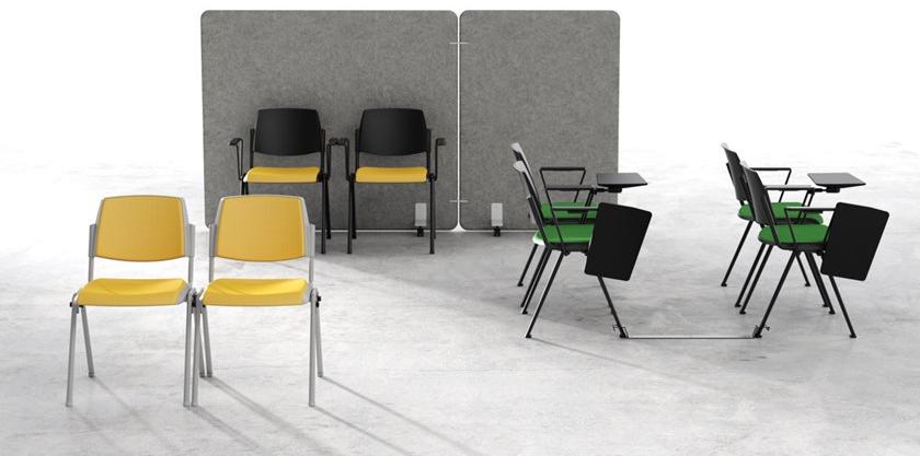 IBEBI Штабелируемый стул с огнестойкой обивкой sun-id-1464766 - Вид №8