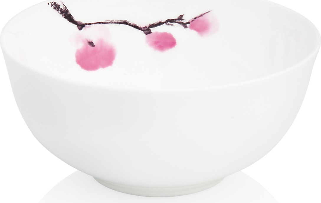 10532276 Dibbern Салатник индивидуальный Dibbern "Вишни в цвету" 10см Фарфор костяной 