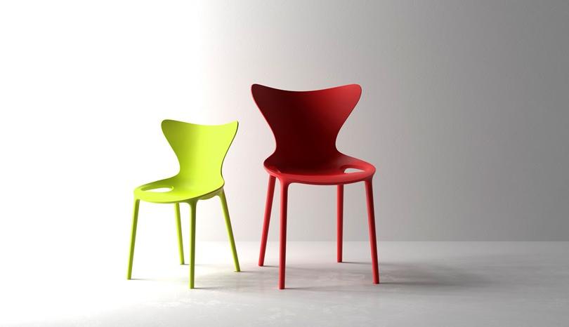 VONDOM Садовый стул из полипропилена Love sun-id-1514116 - Вид №10