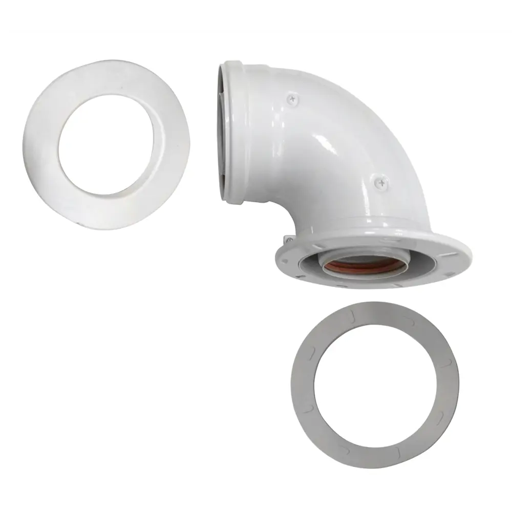 Колено коаксиальное 90° Baxi ø60-100 мм с фланцем для Eco Classic/Eco Nova 84467513 STLM-2075548 