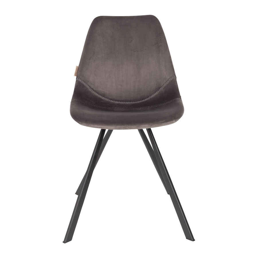 Стул Franky серый Dutchbone 1100369 - Вид №2