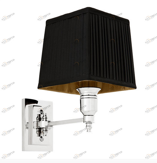 Бра Lexington Single от Eichholtz черный/хром 108934 EICHHOLTZ EICHHOLTZ 059732 Хром;черный 