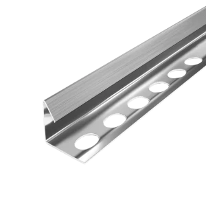 Уголок окантовочный для плитки Alprofi ПК 18-10НС.2700.001 270 см нержавеющая сталь цвет серый