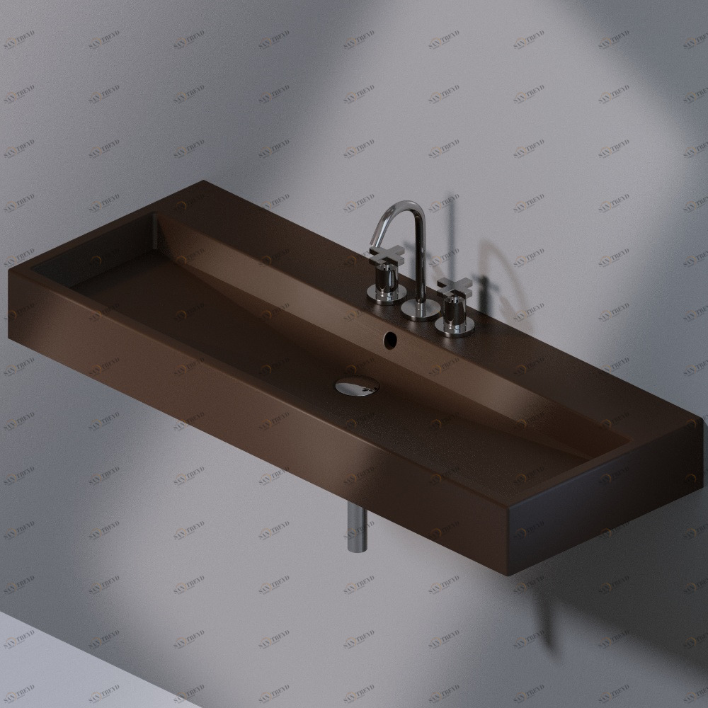 L279T1R3V4.107 Подвесная раковина настенная прямоугольная A. e T. Italia Tank AeT ITALIA