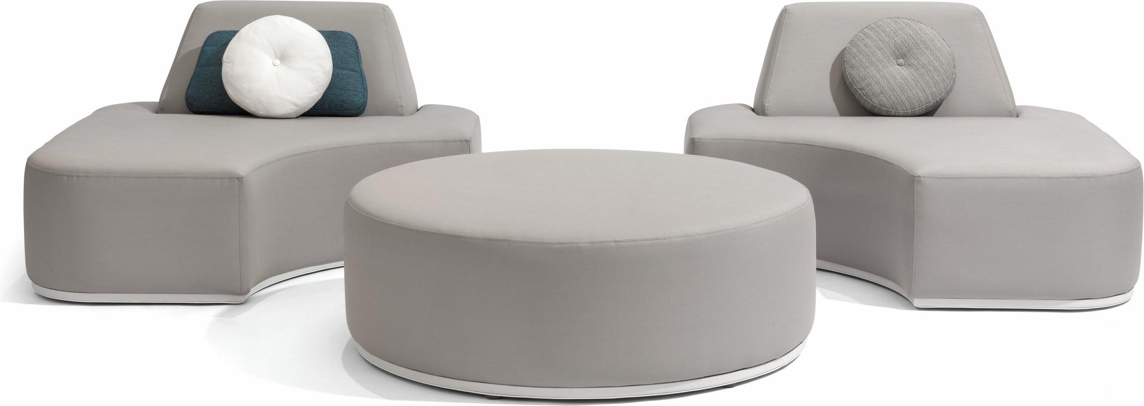 Concept 1 морской текстиль песочный Manutti Moon Island MNST428