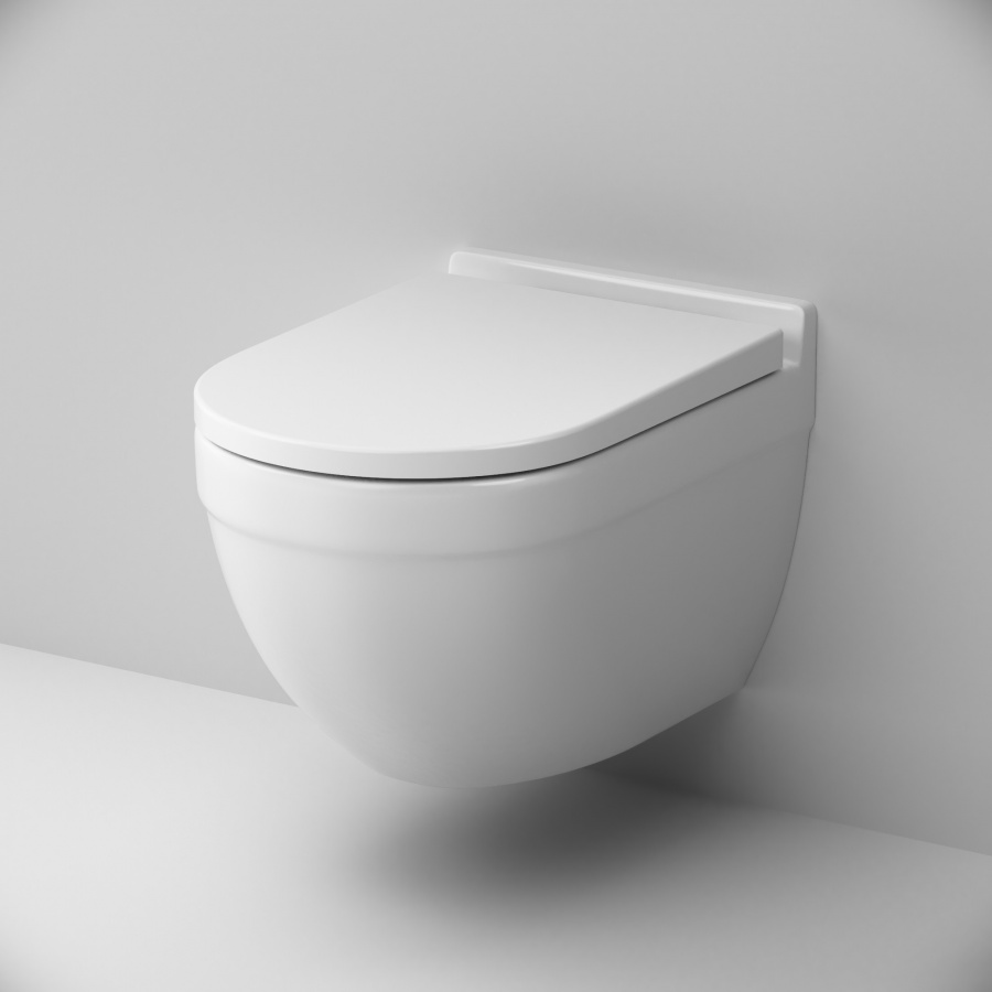 461700SC подвесной унитаз без ободка с сиденьем микролифт Damixa Palace Grand  - Вид №1