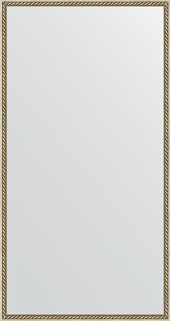 BY 0754 Зеркало в багетной раме - витая латунь 26 mm EVOFORM Definite