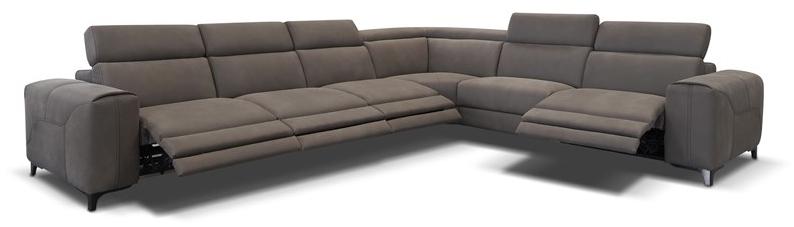 Rossini Sofas Угловой диван в коже с электроприводом sun-id-1506828 - Вид №4