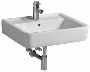 850321 Подвесная раковина настенная прямоугольная IFO  белая