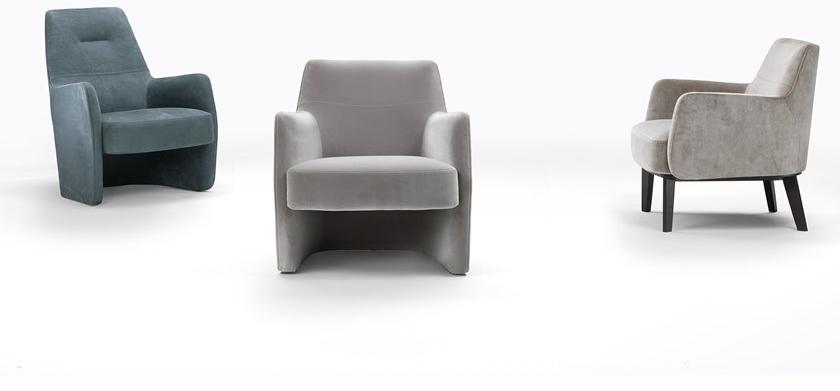 Marelli Кресло в набуке с подлокотниками Clipper 9clp106 - Вид №1