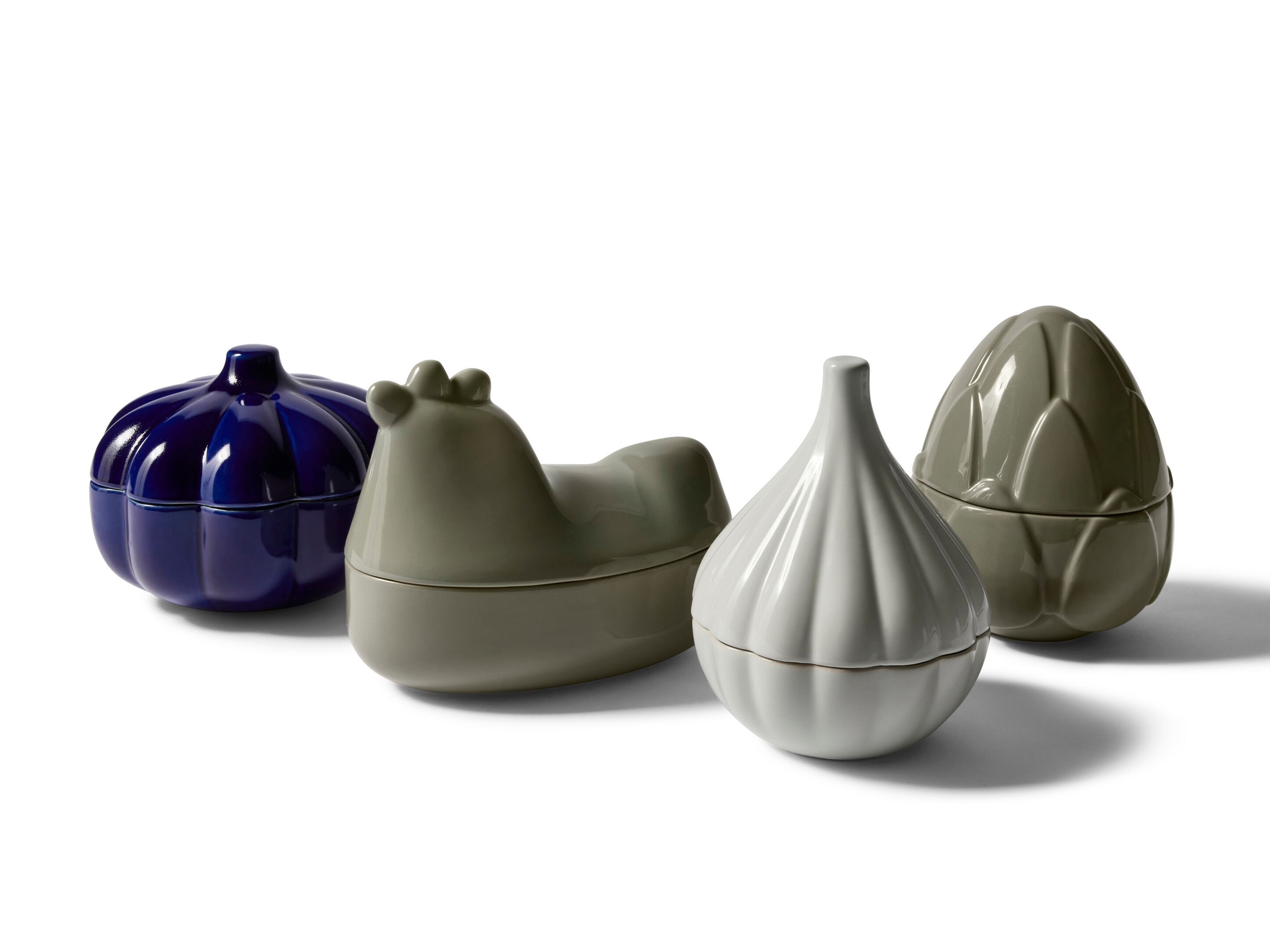 Глянцевый глазурованный керамический контейнер CASSINA Taac ARCH-00064450 - Вид №1