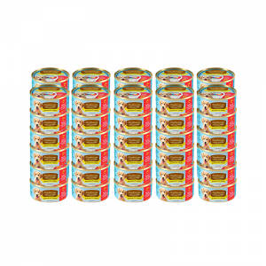 ПР0037808*60 Корм для щенков Домашние обеды Вырезка говяжья, сердечки, цукини конс.100г (упаковка - 60 шт) ДЕРЕВЕНСКИЕ ЛАКОМСТВА