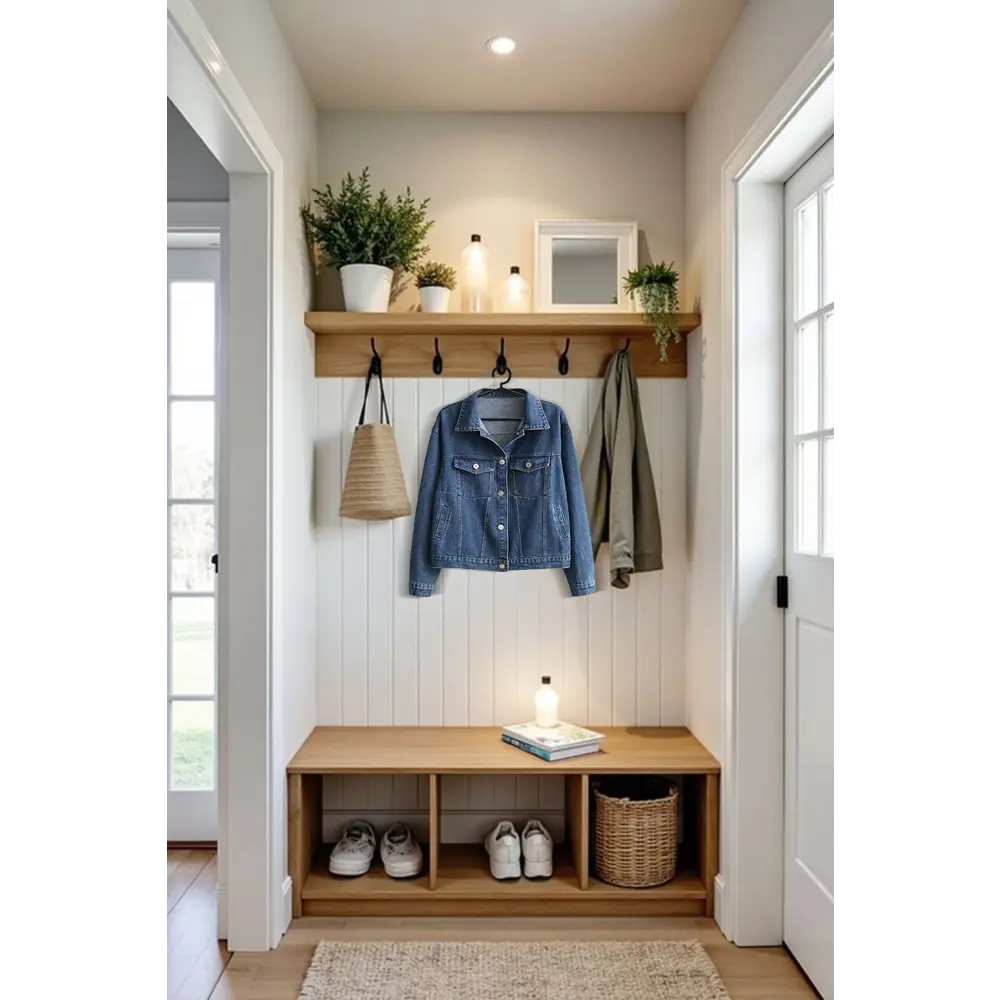 Плечики Plast Team Оеко 41.5 см полипропилен цвет черный STLM-2008191 - Вид №3