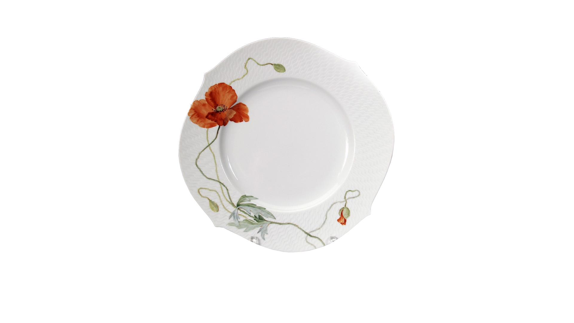 10598663 Meissen Сервиз столовый 6/22 "Игра волн, рельеф, маки" Фарфор  - Вид №5
