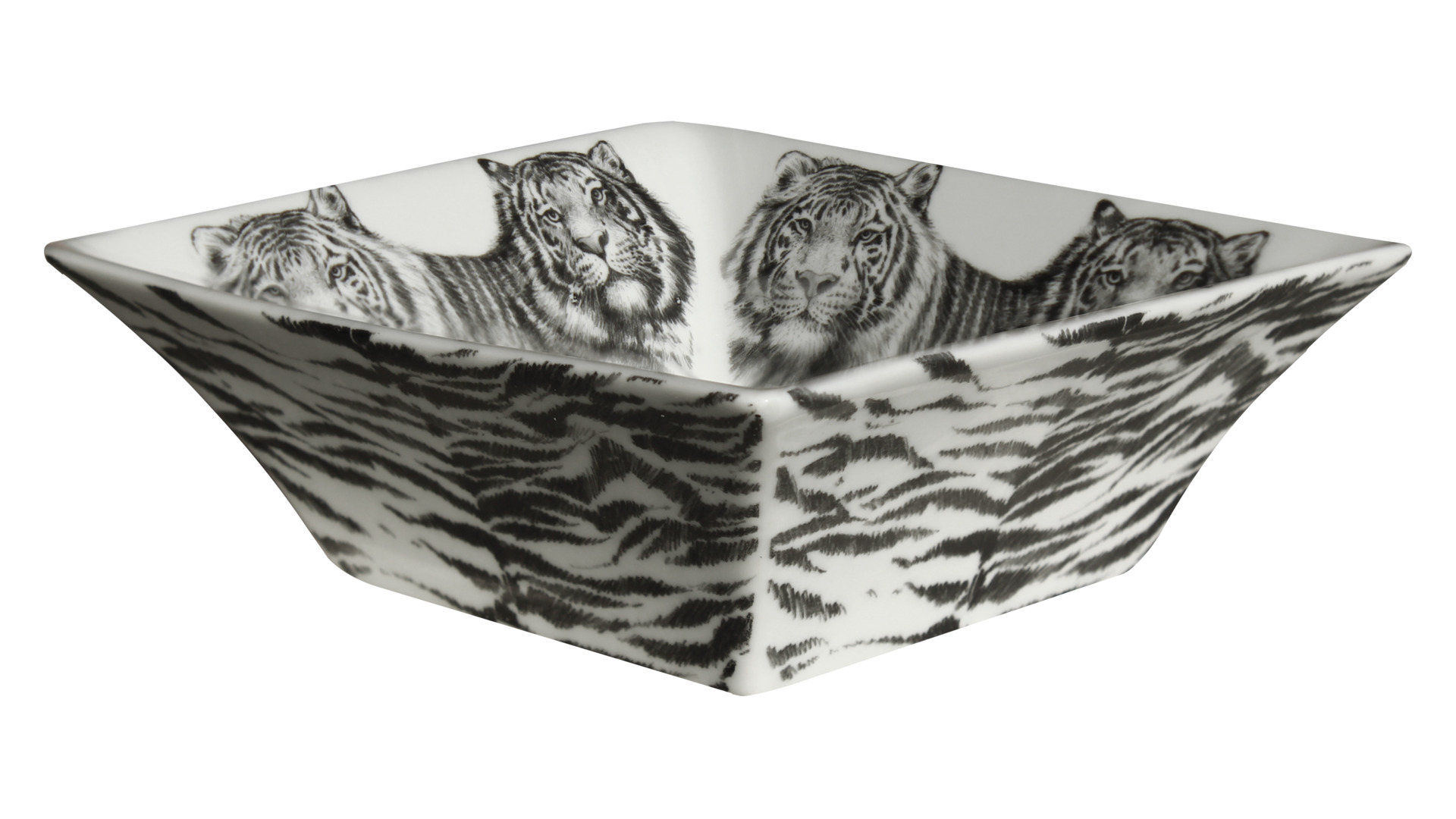 10640817 Taitu Мелочница Taitu "Дикий нрав.Тигр" 17х17см Фарфор  - Вид №2