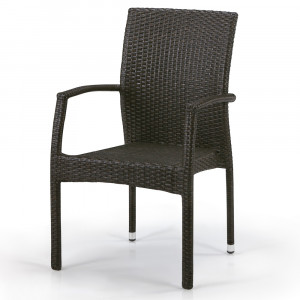 Y379A-W53 Brown Плетеный стул Afina