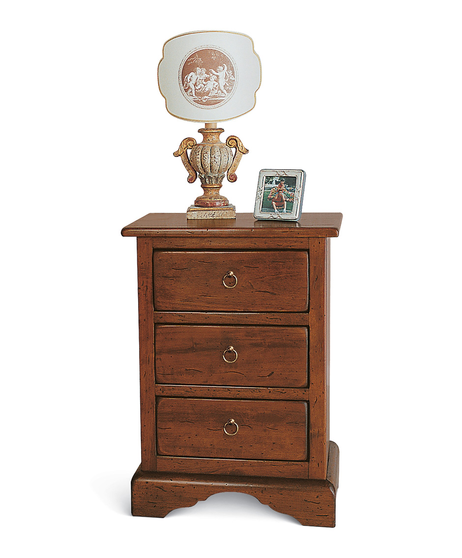 2837 Tifernoit Гладкая прикроватная тумба с 3 ящиками Zona Notte  - Вид №1