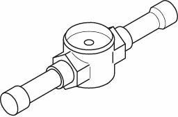 Danfoss SGP N — Смотровые стекла с индикатором влажности SGP 12s N Cтекло cмотровое 014L0193  - Вид №2