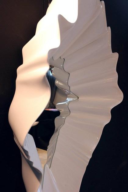 CEDRIMARTINI Зеркало в стиле барокко из лакированного стекловолокна sun-id-1450702 - Вид №2